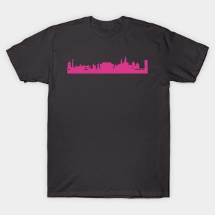 Konstanz skyline pink T-Shirt